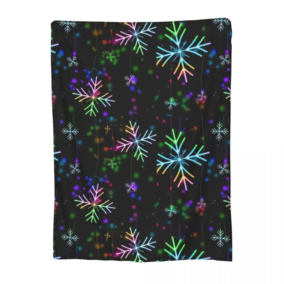 

Одеяло из снежных бусин с красочным праздничным узором Флисовое одеяло для кровати мягкое Дешевое декоративное покрывало