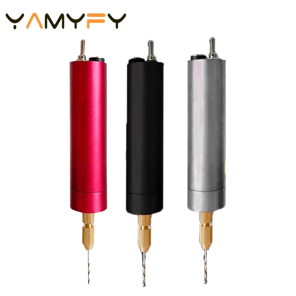 Портативная ручная электрическая мини-дрель набор микро электрических