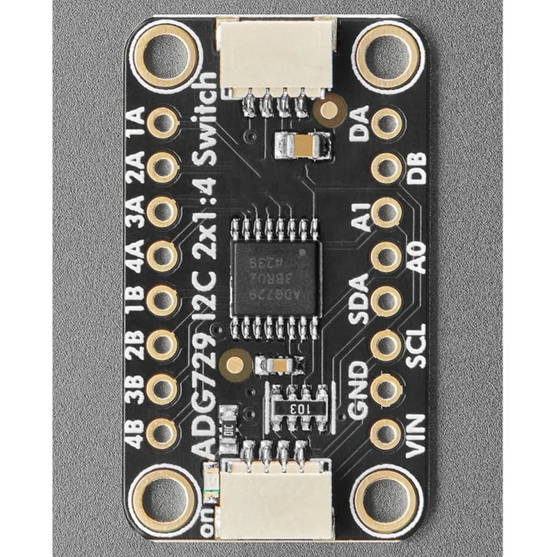 Фото Суперраспродажа: 5932 для Adafruit ADG729 — двухканальный аналоговый матричный коммутационный модуль 1-в-4, матричный коммутатор с 8 независимыми переключателями №1