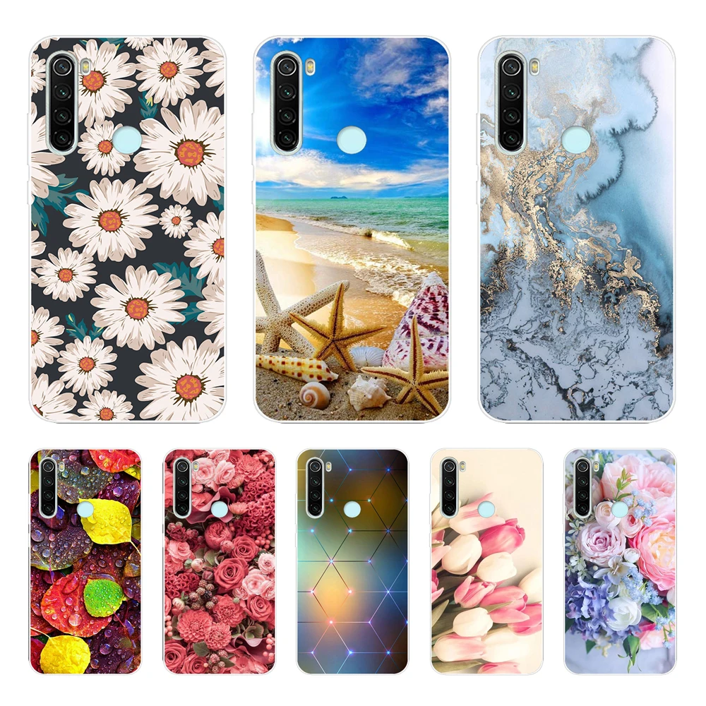 Чехол для Redmi Note 8 Pro мультяшный ТПУ силиконовый мягкий чехол-накладка чехол