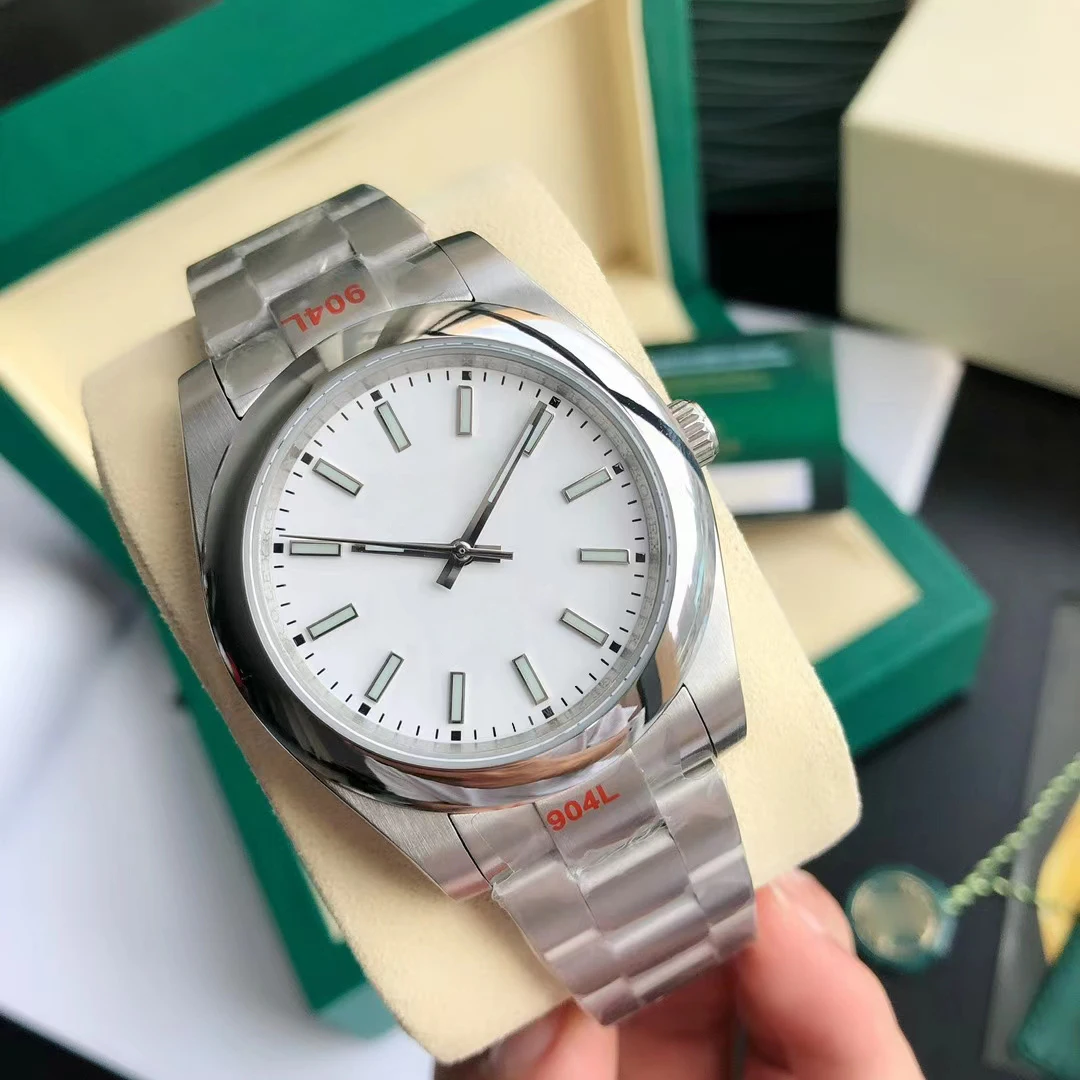 

Luxury Brand Self-winding Mechanical Watch 41mm Suitable Men Women 904 stainless steel sapphire Oyster Clock No Calendar M114300