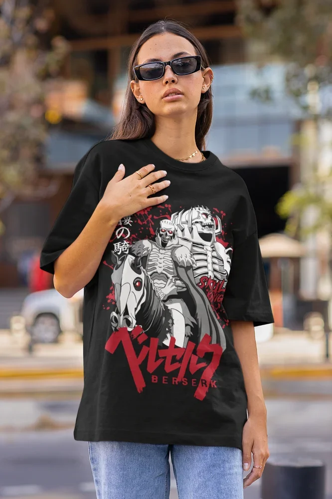 Винтажная Футболка Berserk внутрь рубашка Merch 90s Культовая с красным мечом