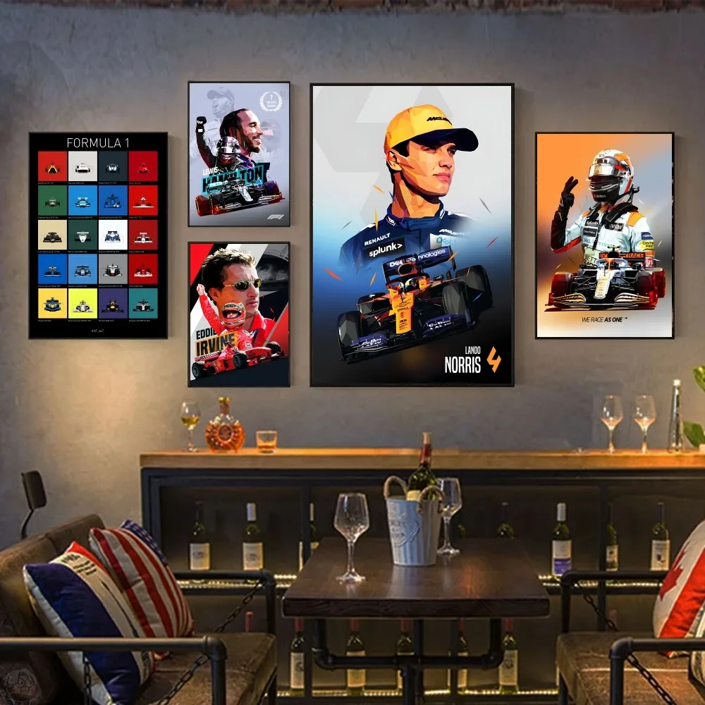 2023 Pop Sports F1 Legend плакат гонки эстетические наклейки-постеры в стиле шюмы декор для