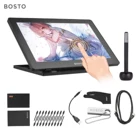 BOSTO 16HD IPS HD Graphics Drawing Digital Tablet Monitor Pen Display with 8 Shortcut Keys  8192 levels Rechargeable Stylus Pen
