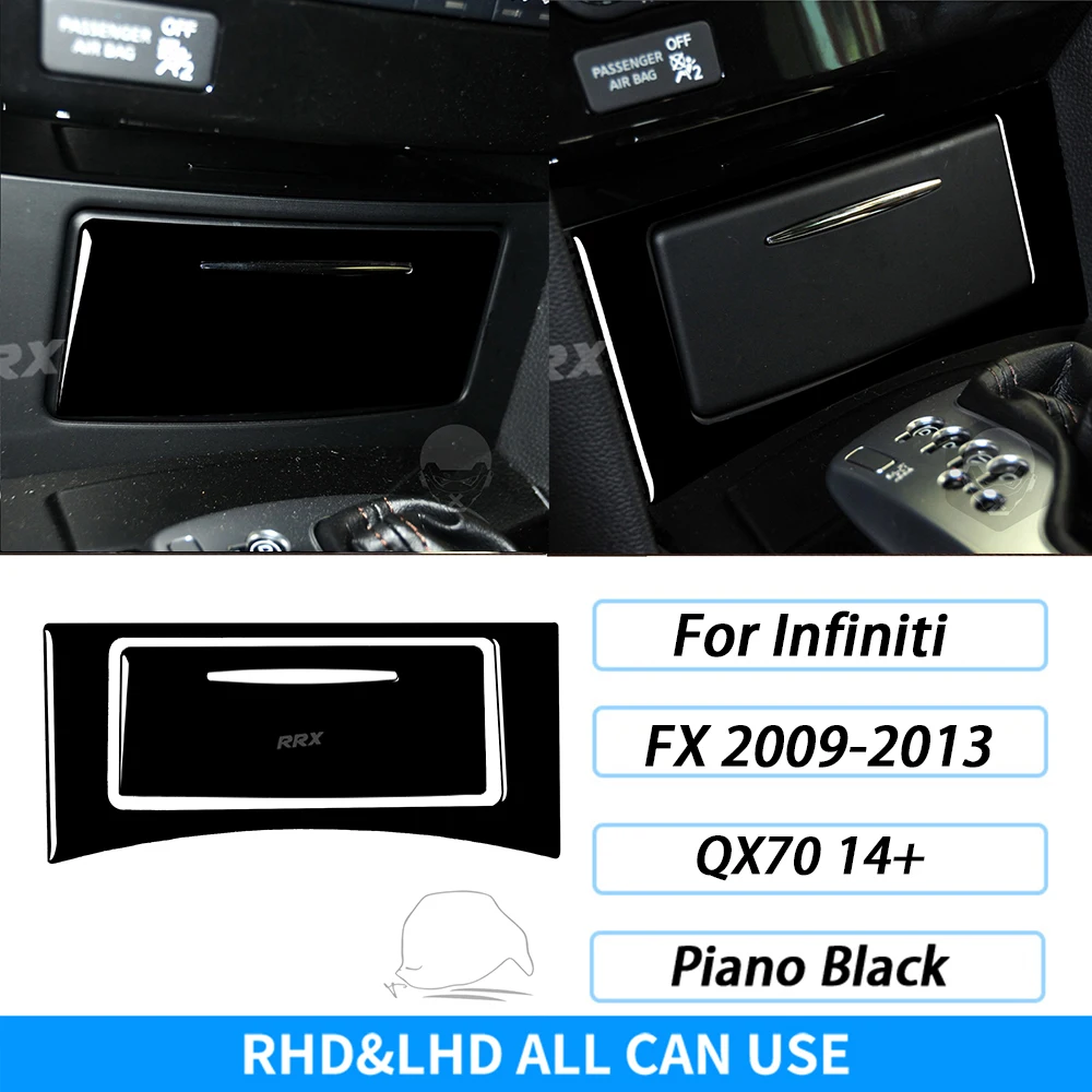 

Для Infiniti FX 2009-2013 QX70 14 + пианино, черная пепельница переключения передач, отделочная крышка, аксессуары для украшения интерьера автомобиля, наклейка