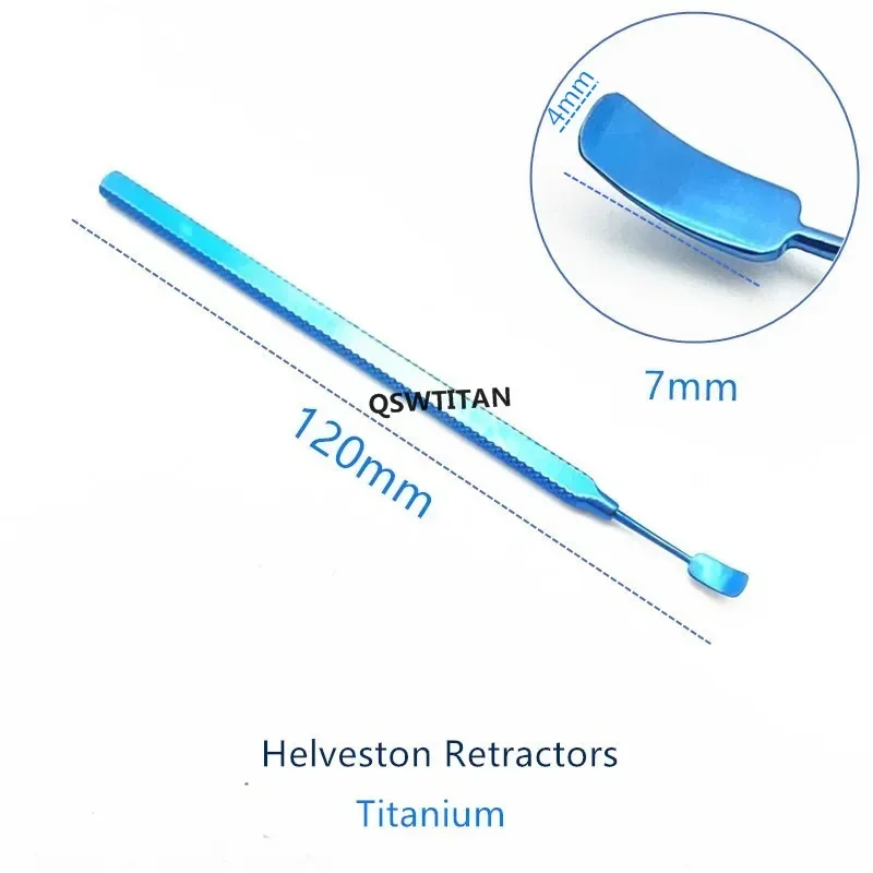 Фото Титановые ретракторы Helveston, инструмент для открывания глаз 7 мм/9 мм, офтальмологические инструменты №4