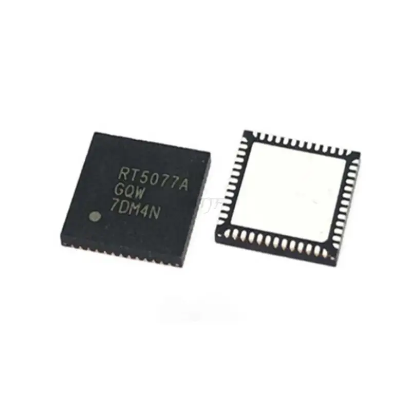 

2-10Pcs 100% New RT5077AGQW RT5077A WQFN52 QFAN52 Voltage Regulator Brand new original Chips ic