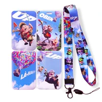 Disney Mens Card Holder Business Badge Card Case Frame ABS Employee Case Student Lanyard Name Card Holder