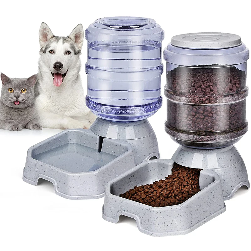 

Dog Feeding Waterer Bowls Large Capacity Fountain For Pet Cat Bowl Dog Cat Water Feeder Dog Bowl Water Dispenser Automatic