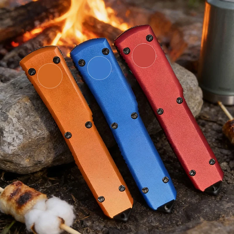 Фото Складной инструмент MICRO85 EDC из стали D2 с рукояткой из алюминиевого сплава, технологичный нож для путешествий и походов, многофункциональный инструмент, подарок для мужчин. №2