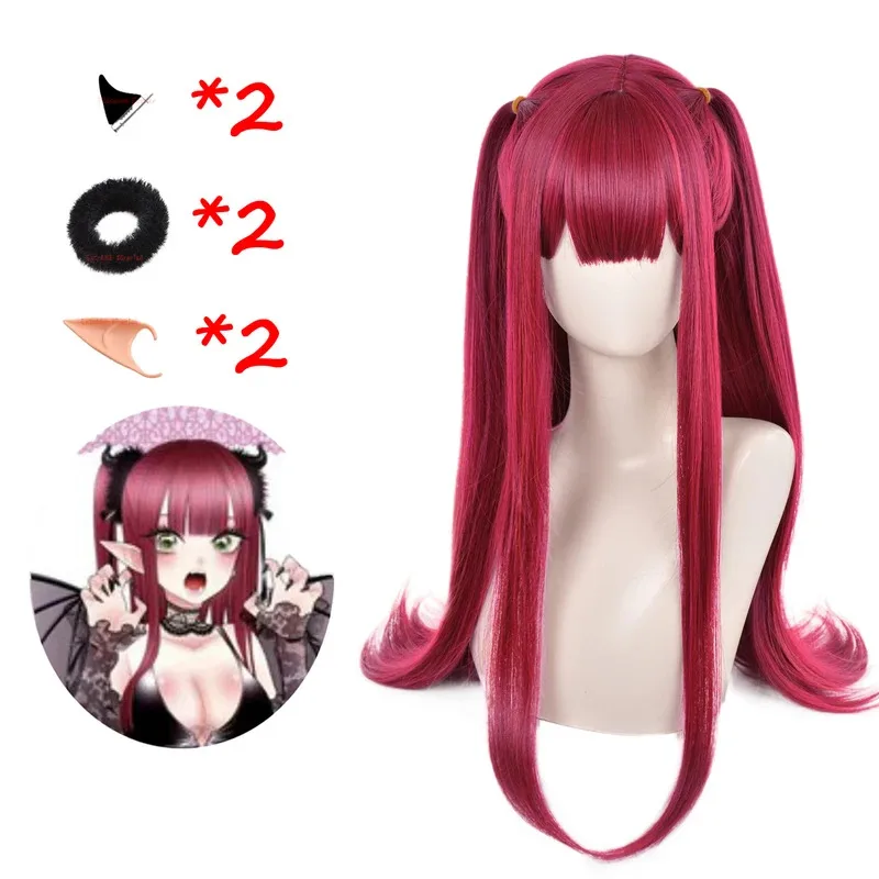 Фото Vivi 2025 аниме My Up Rizu Kyun Косплей Костюм Парик My Dress Up Darling Red Kitagawa Marin Devil Co №4