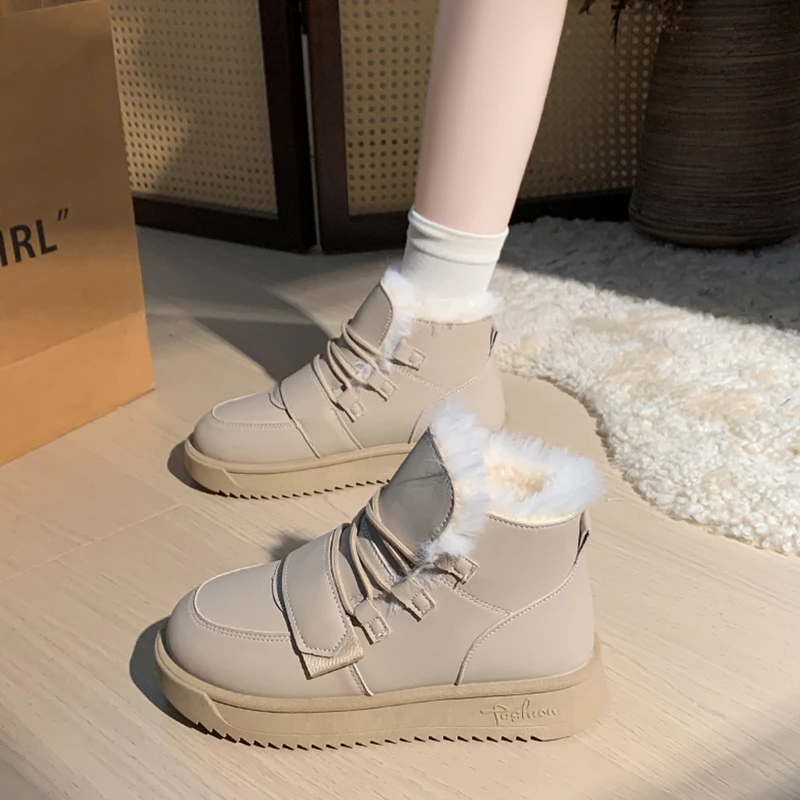 Зимняя обувь женские повседневные кроссовки сабо на платформе новые зимние