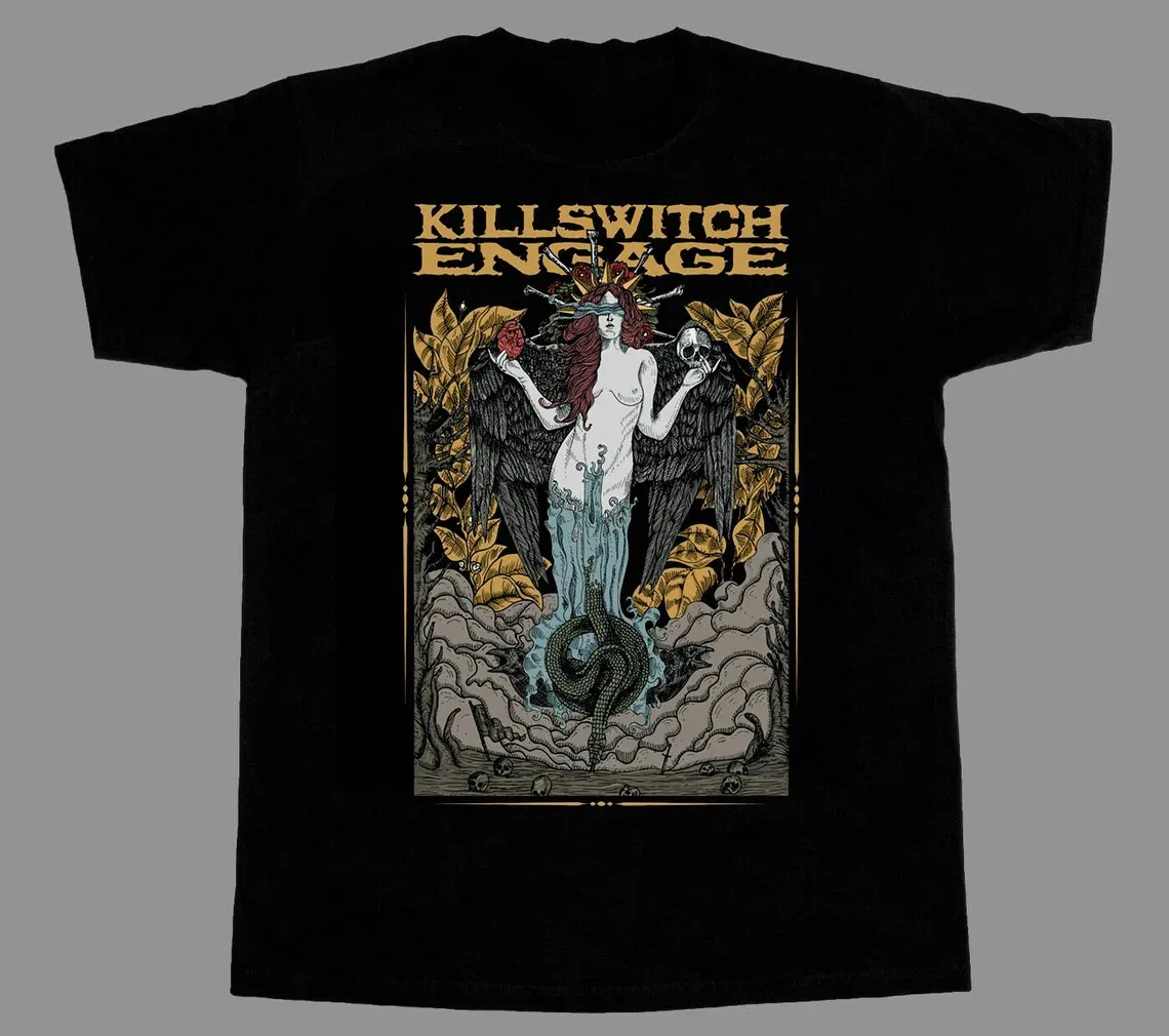 Vtg Killswitch Engage Band For Fans Хлопковая черная рубашка S-5XL для мужчин и женщин BL180
