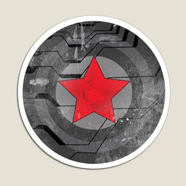 

Winter Solider Shield Magnet Holder Toy Stickers Kids Cute Baby Home Funny Refrigerator for Fridge Organizer Magnetic Decor