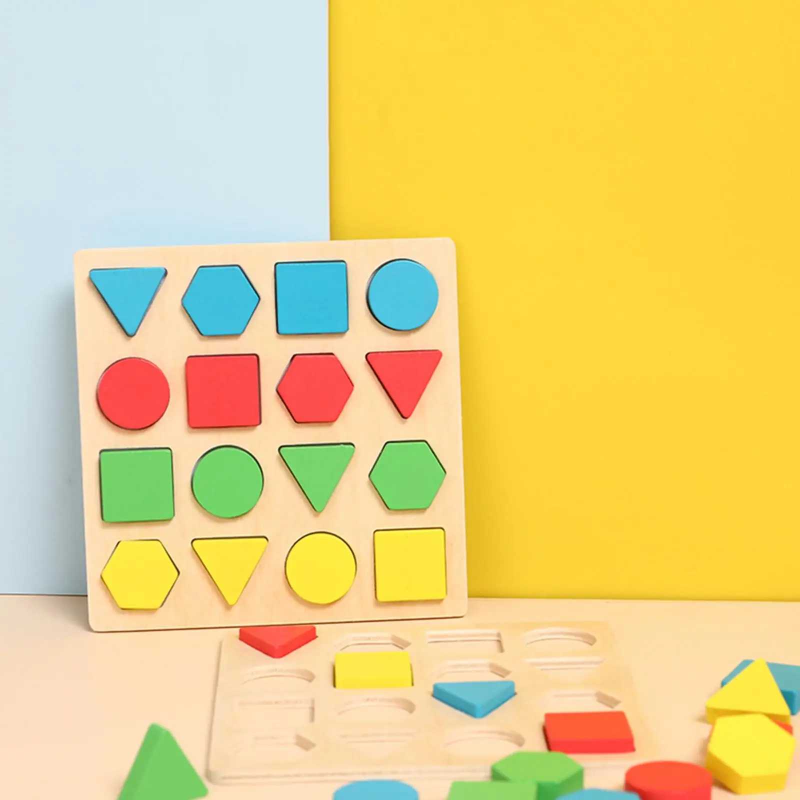 

Shape Sorter Block Game Shape Puzzle Geometric Shape Cognitive for Children Boy