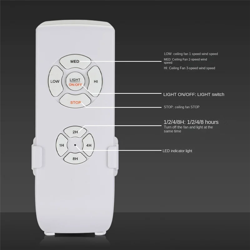 

Universal Smart WiFi Fan Switch Ceiling Fan and Light Remote Control Kit,110V WiFi Fan Controller Remote Control