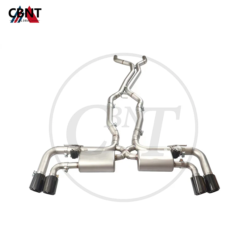CBNT для Porsche Cayenne 958 3 0 T 3.6L 6 4.8L 4 8 2010-2017 выхлопная труба Catback SS304 с фотоэлементом