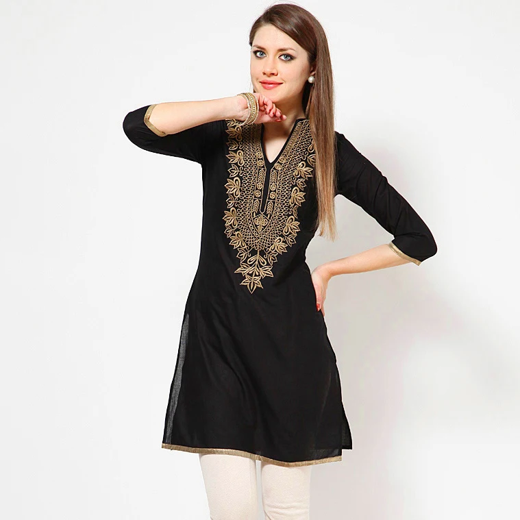

Indian Dress for Women Ethnic Blouses Embroidery Vestido Indiano India Clothing Womens Suties Pakistani Kurta Kurti Dresses