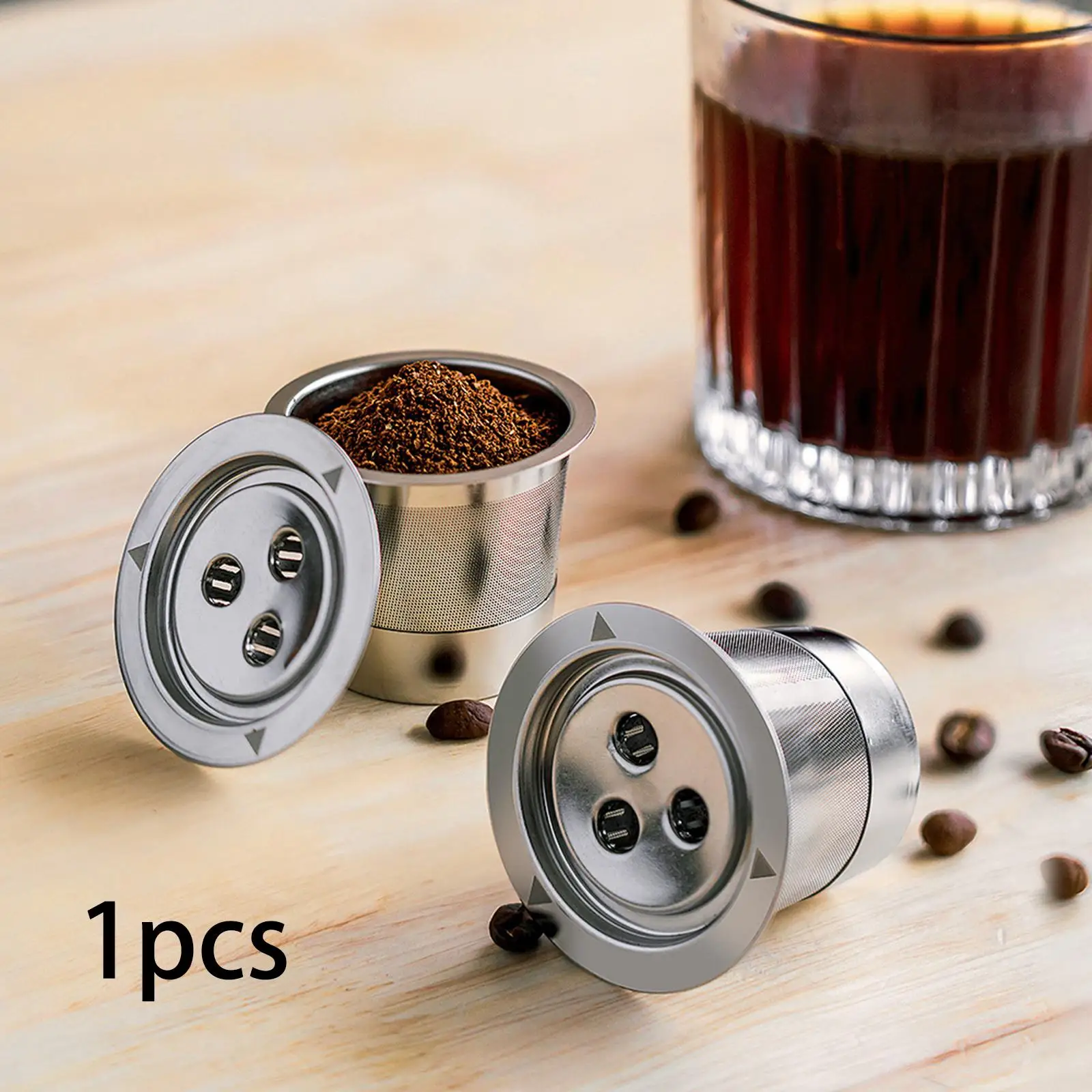 

Многоразовая кофейная капсула из нержавеющей стали, многоразовые капсулы, многоразовый кофейный капсульный фильтр для эспрессо-машины