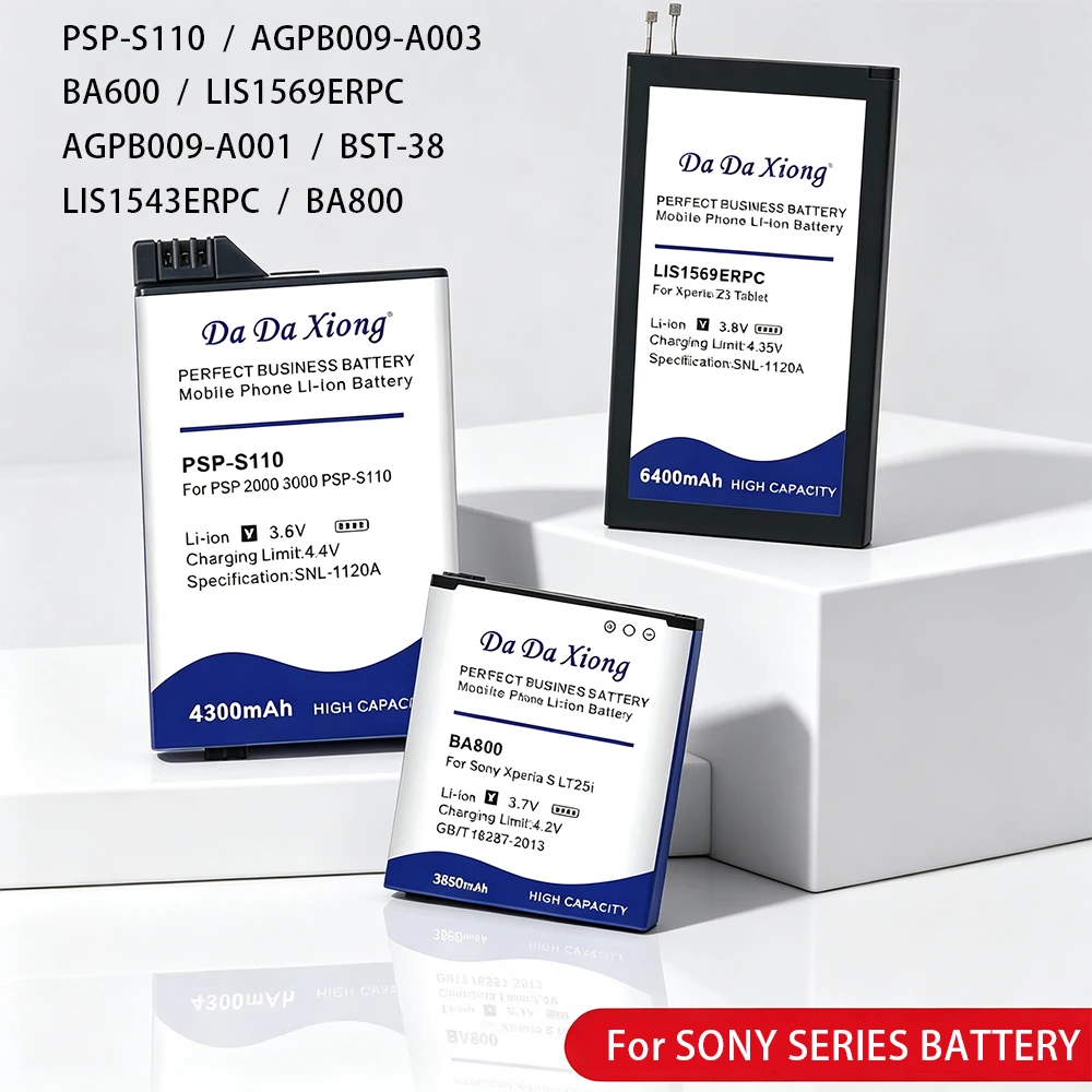Фото Аккумулятор PSP-S110 BA800 BA600 BST-38 AGPB009-A003 для Sony Ericsson Xperia Z3 Z2 L50w LT22 PSP2000 3000 LT26i T650i ST25i ST27 №1