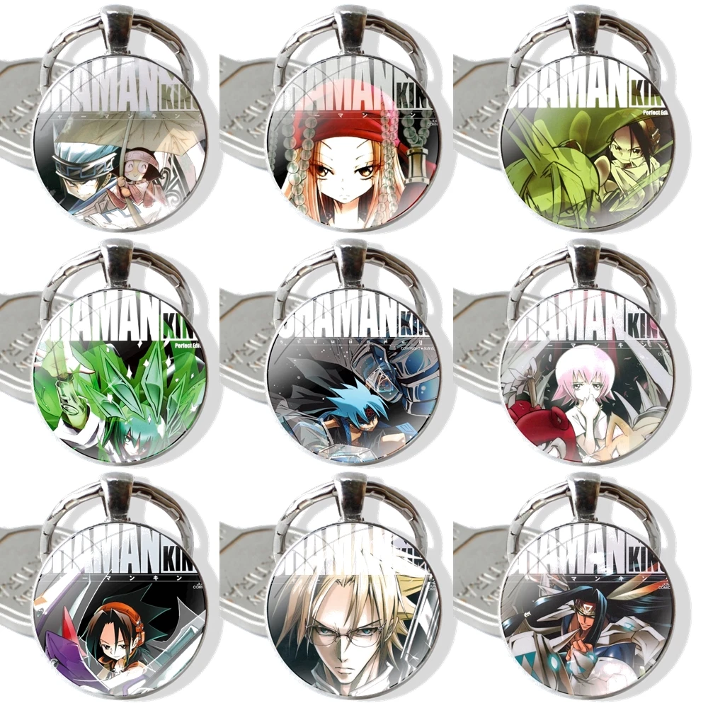 Аниме «шаманский король», Асакура, VIII, Хао, Асакура, Анна, Kyoyama, Horohoro, Marco Amidamaru, стеклянная искусственная кожа