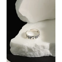 darkphoenix 2214 korean edition ins cold wind vintage vintage butterfly sterling silver ring female ring