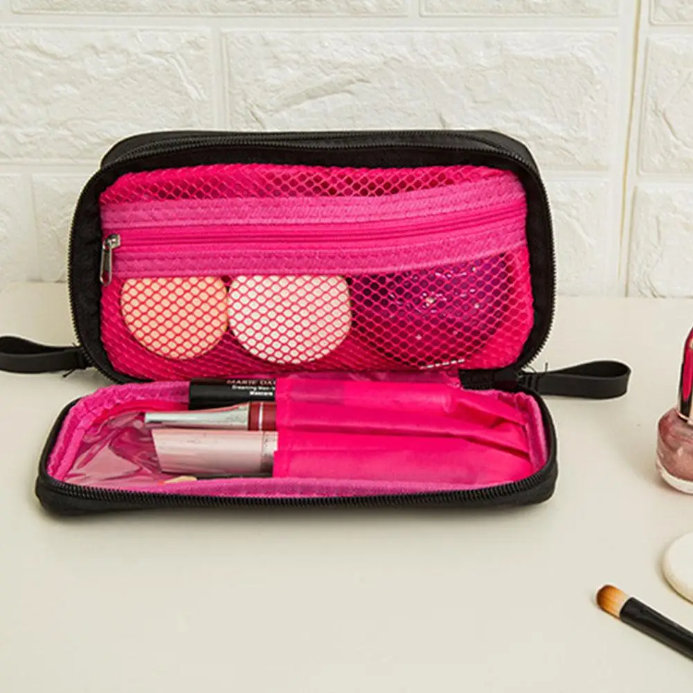 

Cosmetic Bag Women Makeup Bag Professional Travel Organizer Make Up Toiletry Kit