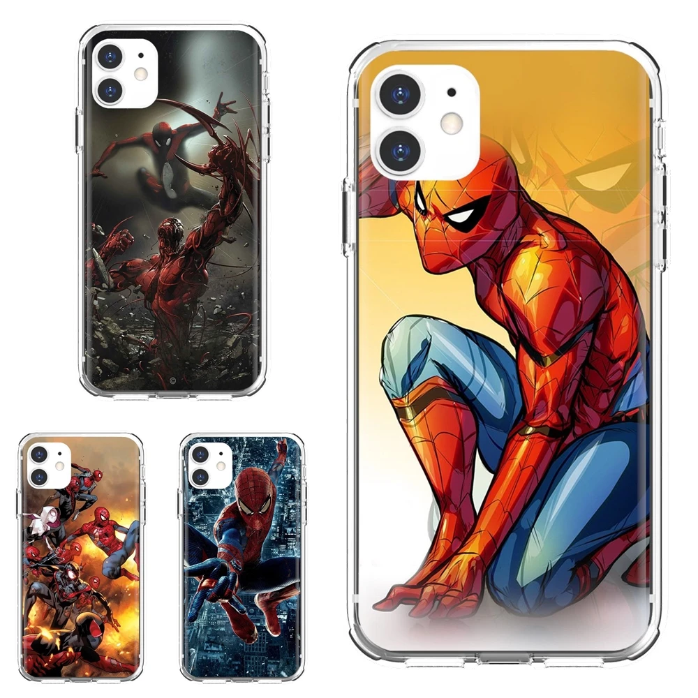 soft case cover for galaxy a10 a30 a40 a50 a60 a70 a12 a31 a41 a51 a51 a20e a21s a32 a52 a72 hot spiderman marvel superheroes free global shipping