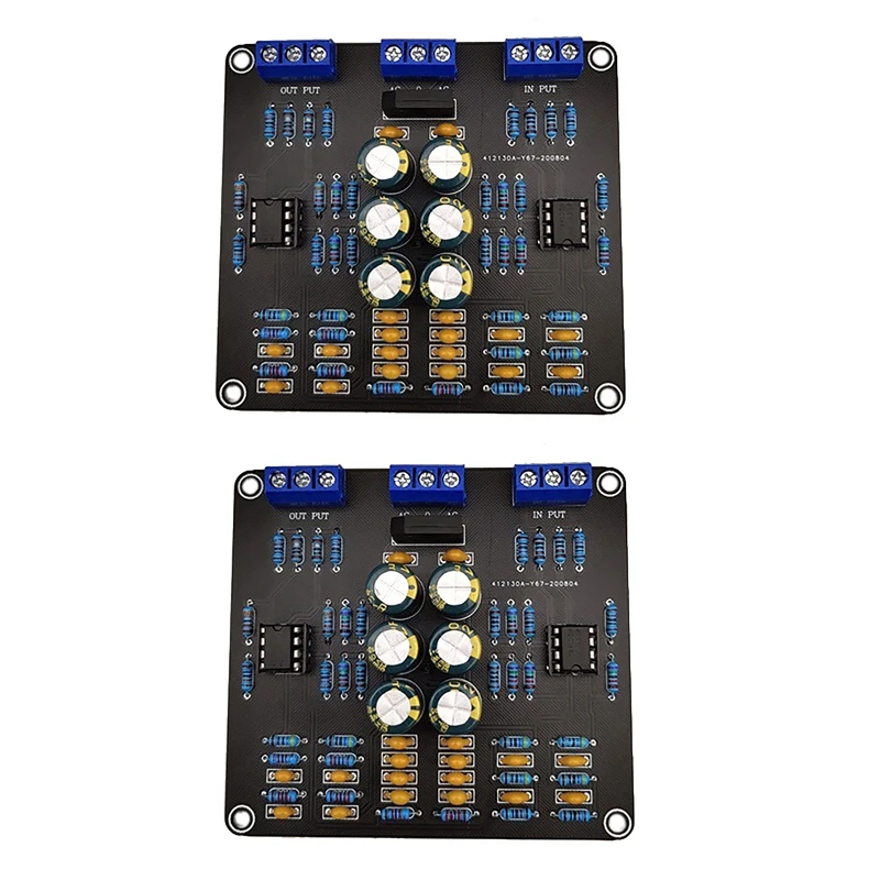 

2X Hifi Preamplifier Board Hifi Power Amplifier Accessories Power Amplifier Preamp Tuning Board Front Panel