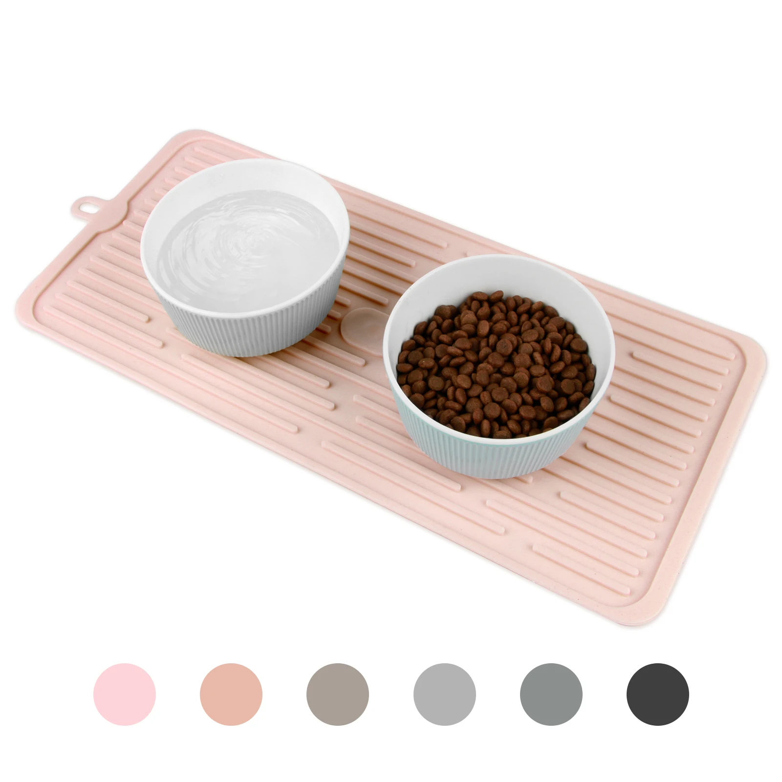 

Dahaiwua Cat Food Mat,Waterproof Pet Placemat for Dog and Cat,Mat for Prevent Food and Water Overflow,Portable and Foldable Mat