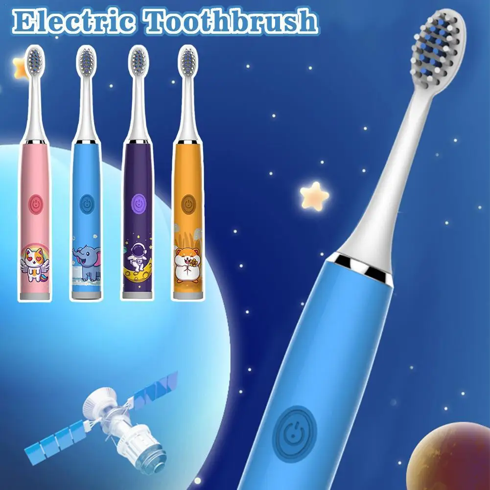 

Electric Toothbrush Rotation Clean Teeth Soft Hair Waterproof Acoustic Vibration Rechargeable Toothbrush Extra Replacement Head