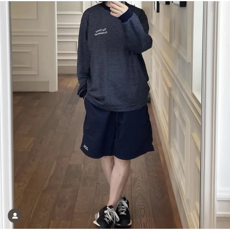 THE ENNOY PROFESSIONAL BORDER TEE LS Японская полосатая футболка с длинными рукавами 23AW