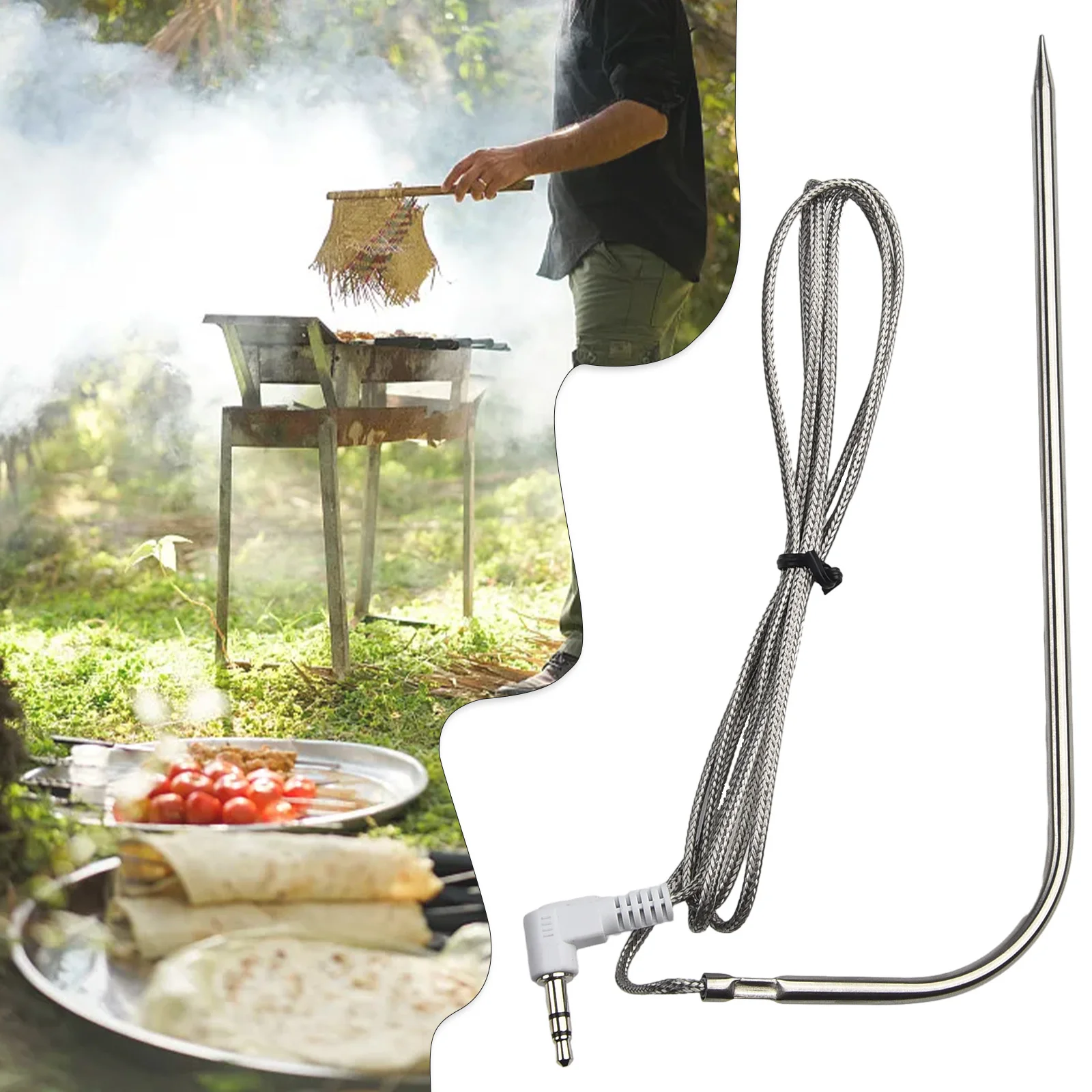 Для грилей TRAEGER/цифровых термостатов замена датчика зонда для мяса отличная