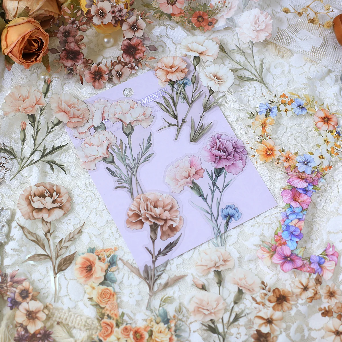 

Набор декоративных наклеек Journamm с цветочными рамками