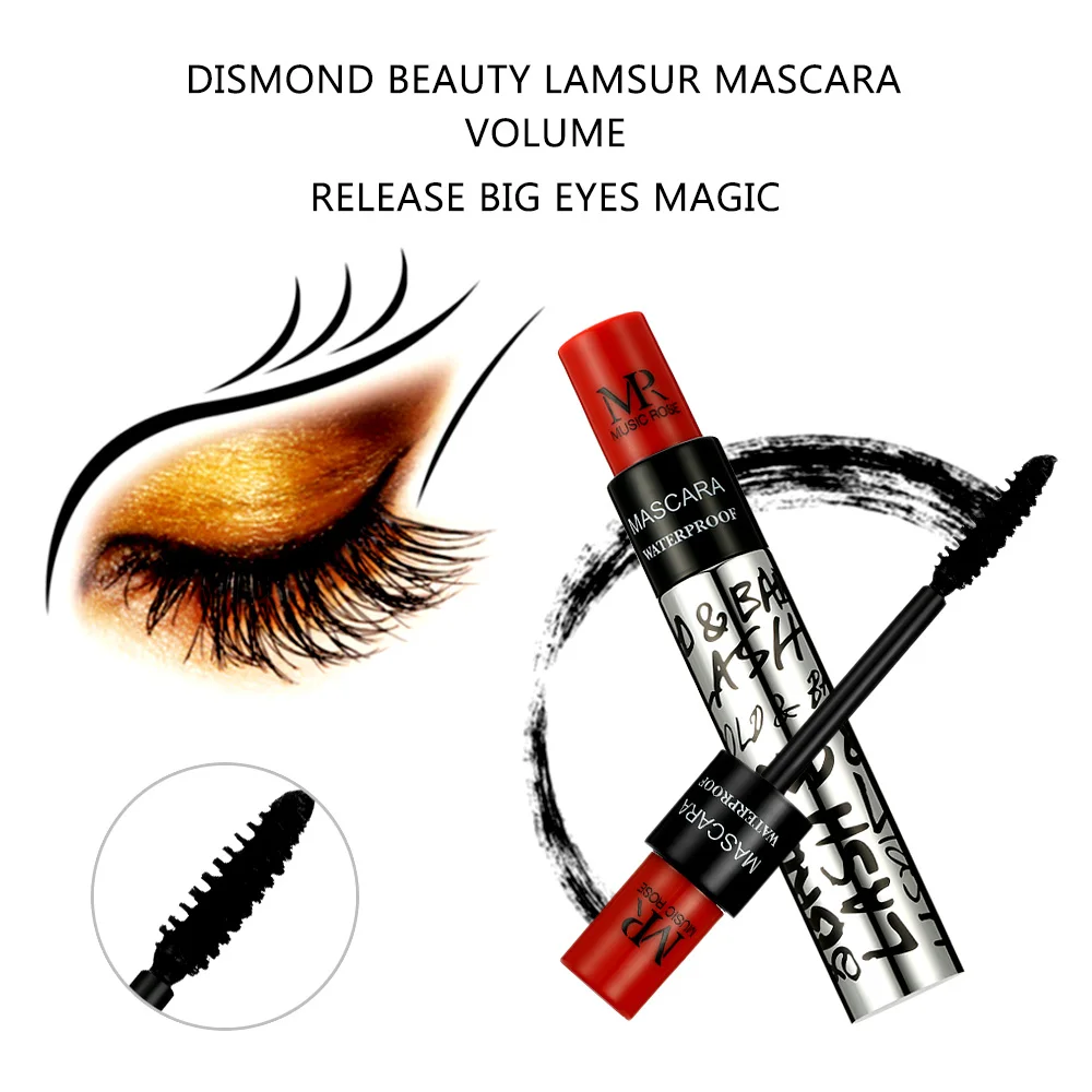 

1pc Black Mascara Eyelashes Makeup Eyelashes Makeup Waterproof Mascara Volume 4D Silky Eyelashes Lengthening Eye Cosmetics