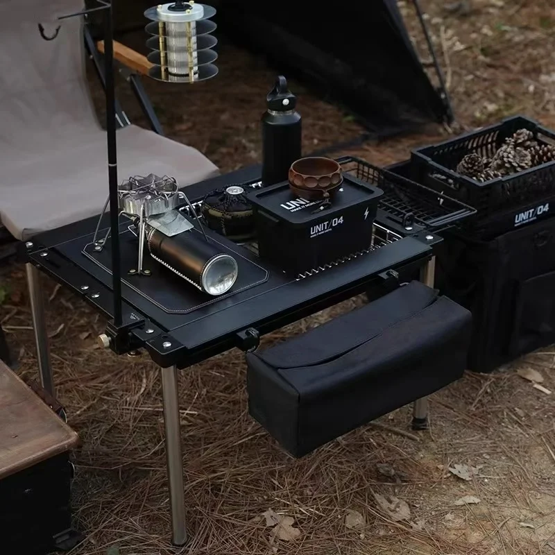 Подставка для столов из алюминиевого сплава серебристо-черная