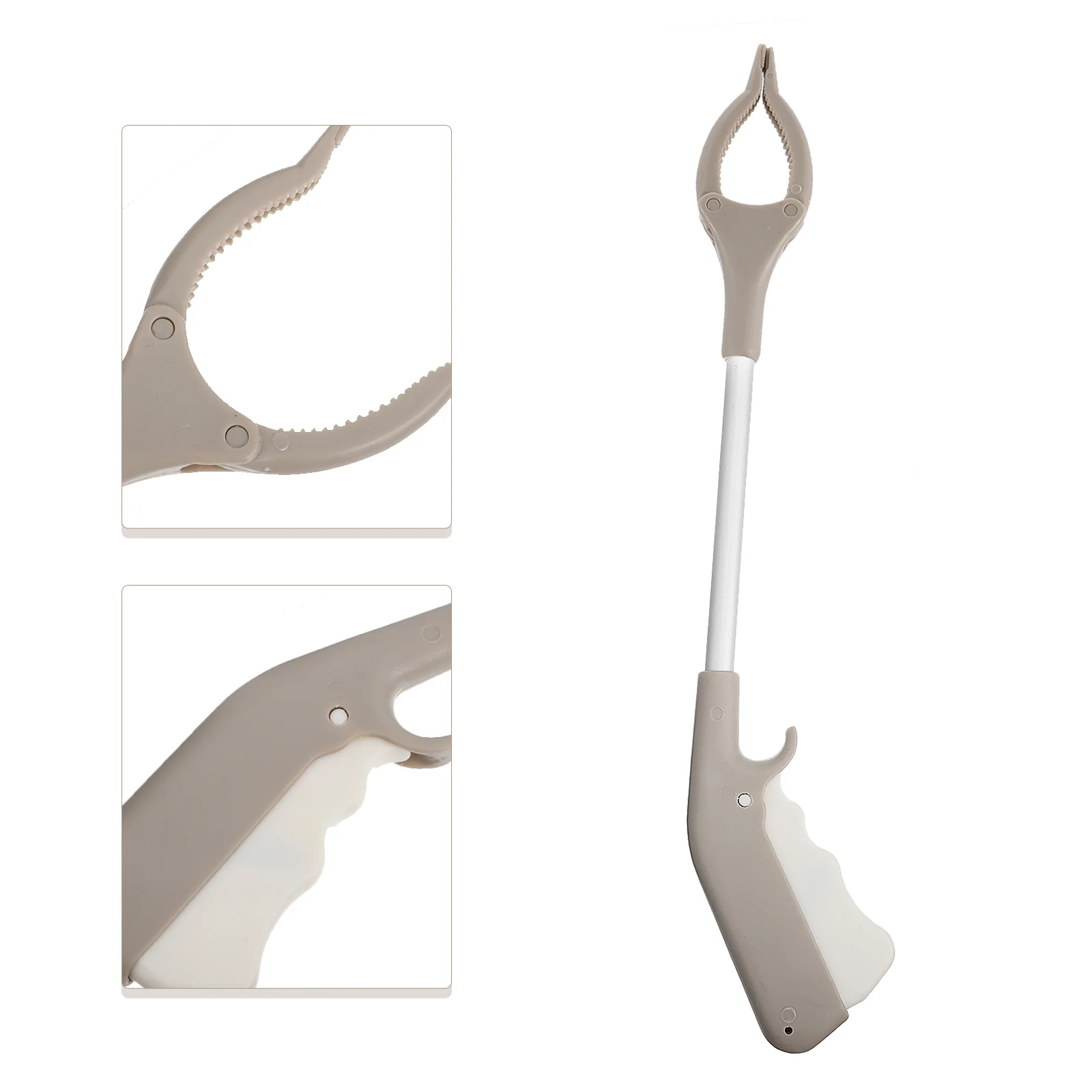 Зажим для чистки мусора ручка зажим захват инструмент нескользящий стержень из