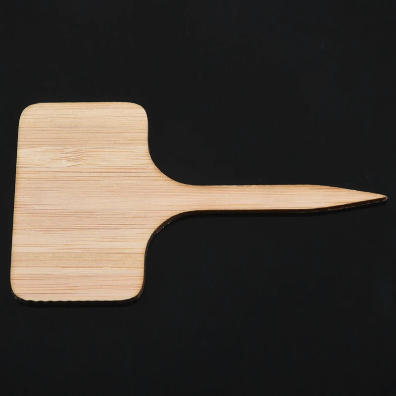 Бамбуковые этикетки для растений Т-образные деревянные маркеры садовые семян