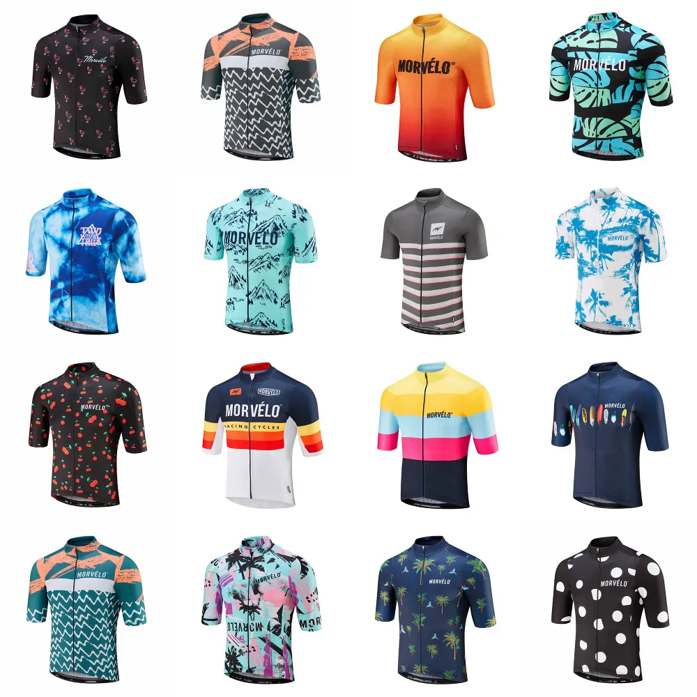 

2022 Morvelo Cycling Short Sleeves Jersey Men's Road Bike Clothing MTB Shirt Shirt Maillot Ciclismo U51308