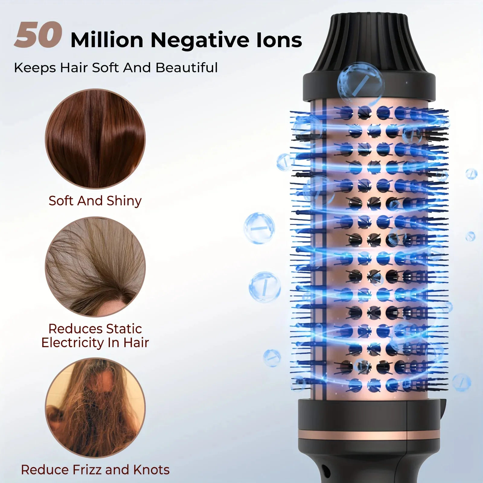 Щипцы для завивки волос 3 в 1 расческа выпрямления с двойным PTC подогревом 32/38 мм