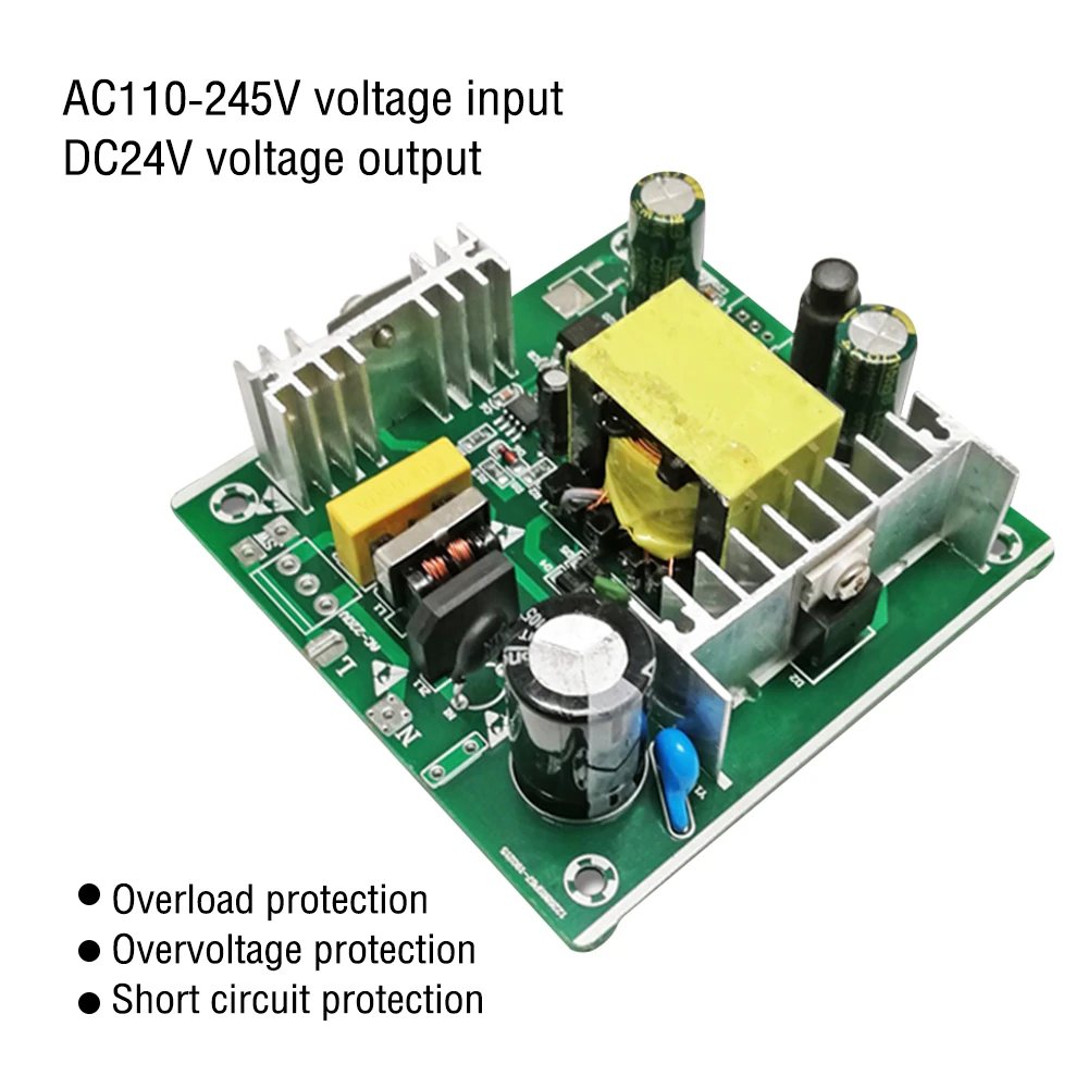 

AC 110-245V To DC 24V 5A 120W Power Supply Isolated Switching Module Power Board Overvoltage Protection for Soldering Station