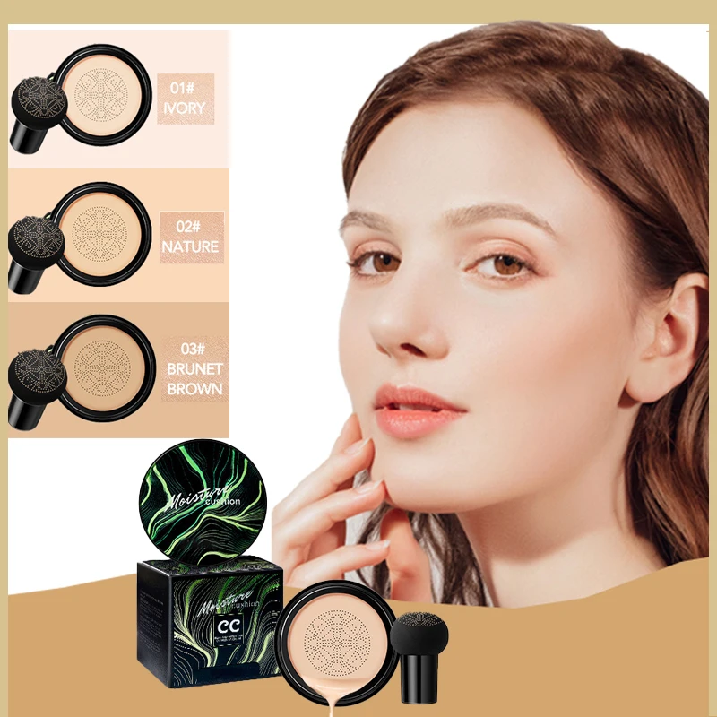 Грибовидной Головкой на воздушной подушке основа для макияжа BB CC крема 3 цвета