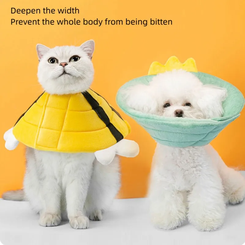 

Deepen Elizabethan Collar for Cats Recovery Collar for Anti-Bite Lick Surgery Wound Healing Pet Anti-Lick Cute Shape Pet Collars