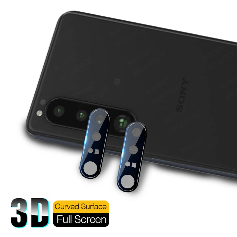 2 шт. 3D изогнутый чехол для объектива из закаленного стекла для Sony Xperia 1 III 5G 2021 Защитное стекло для камеры Xperia1III 1III III1 XQ-BC72 6,5