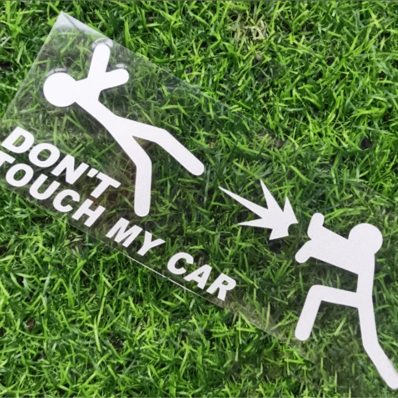 Забавная наклейка на автомобиль Не прикасайтесь к моей машине креативная авто