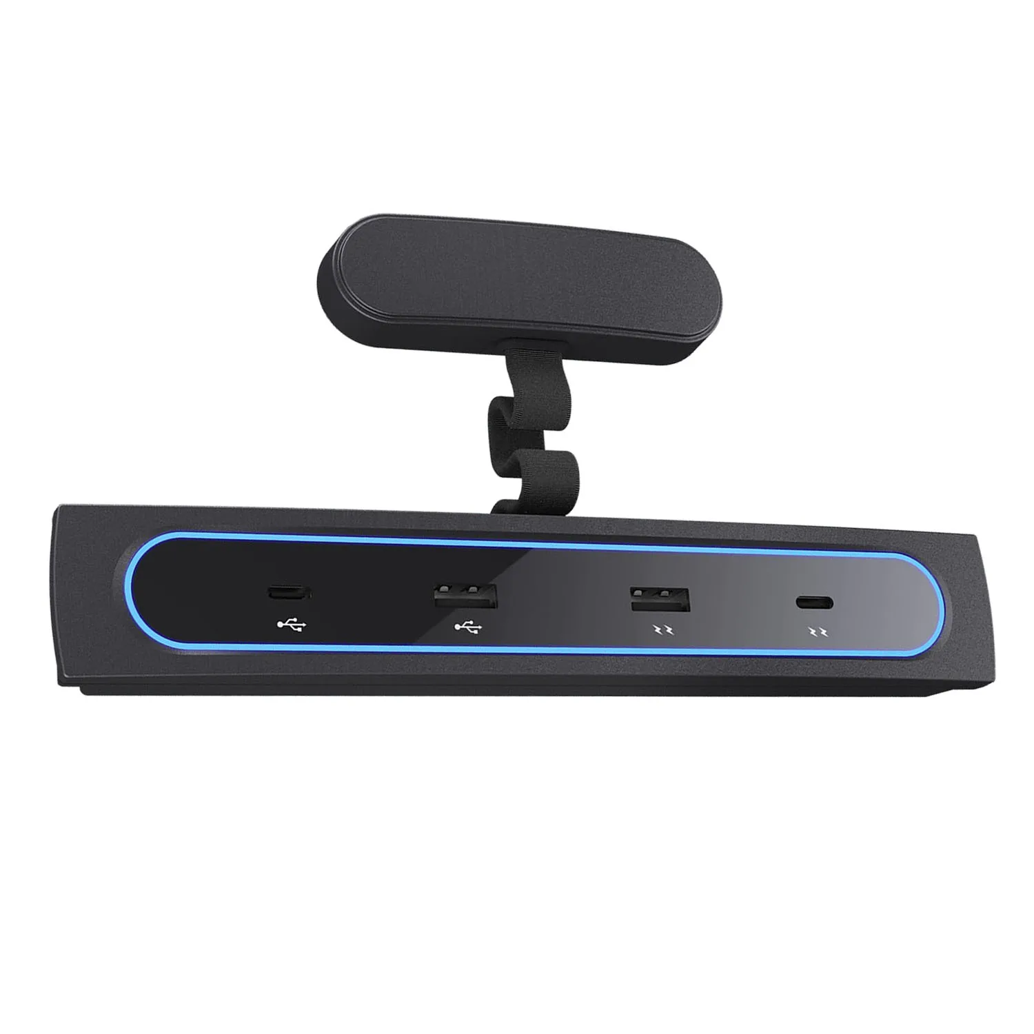 usb shunt hub for tesla model 3 model y 2021 27w quick charger smart docking station usb shunt hub car accessories free global shipping