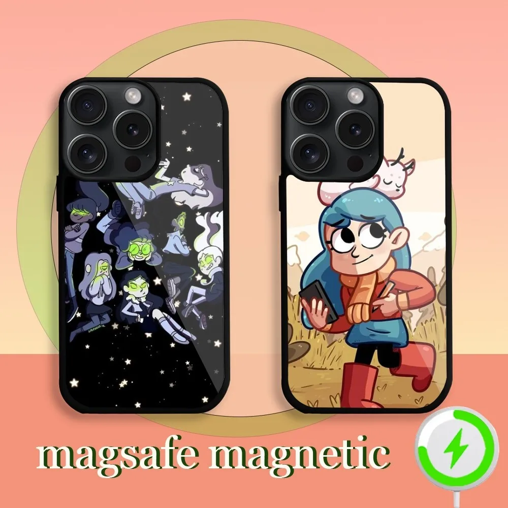 Милый чехол для телефона в стиле аниме iPhone H-Hildas полное покрытие легкий