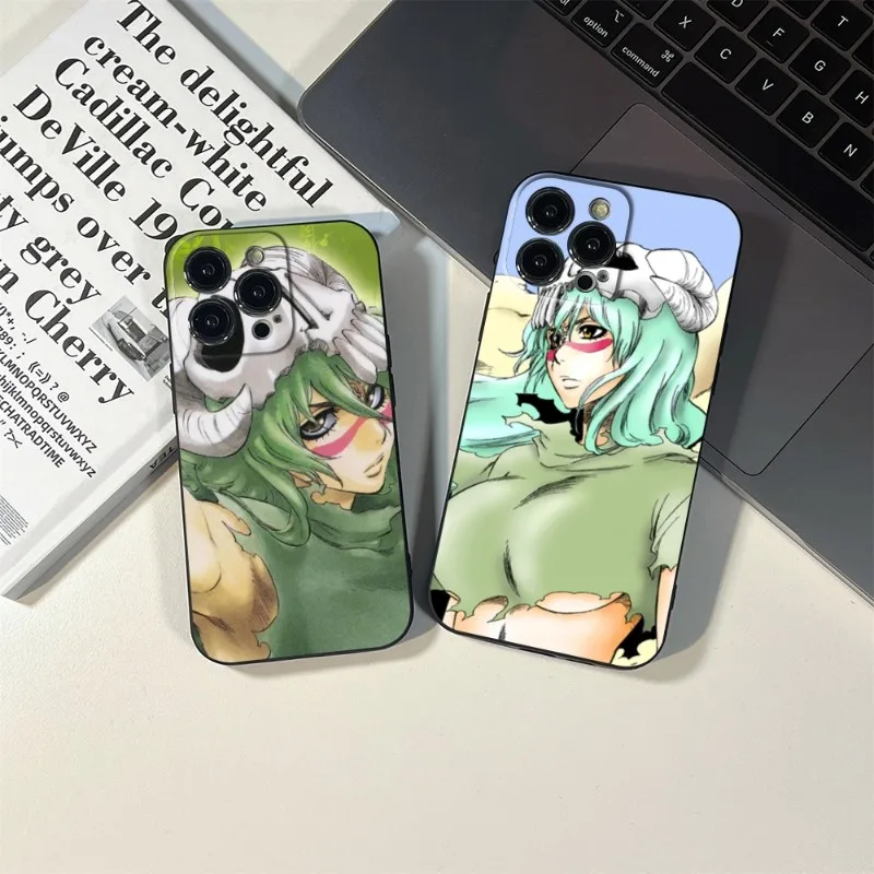 Чехол для телефона Neliel Tu Oderschvank отбеливатель для IPhone 14 13 11 12 Pro 8 7 Plus X 13 Pro MAX XR XS MINI SE 2020 черные чехлы