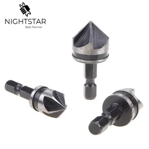 Сверла для зенковки по металлу, 121619 мм, 3 шт.