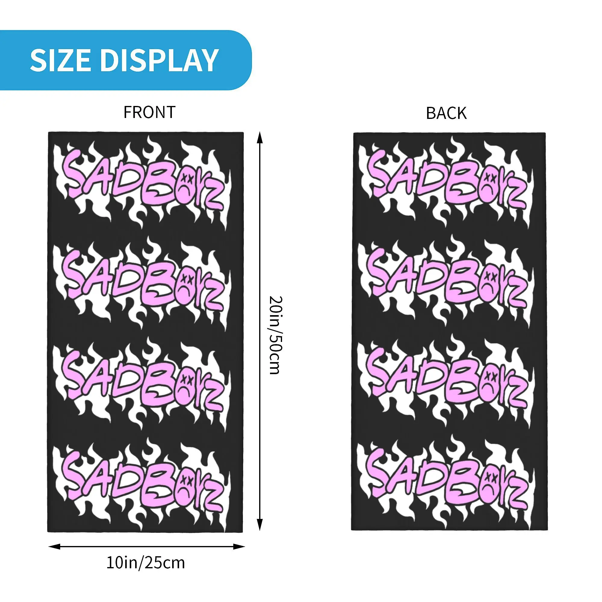 Пользовательские J-Juniors H Merch Sad Boyz бандана зимняя утеплитель для шеи женский